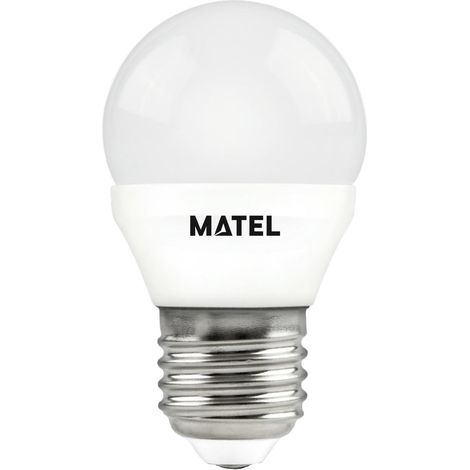 Bombilla LED Matel 7W regulable 2700K esférica (1/4)