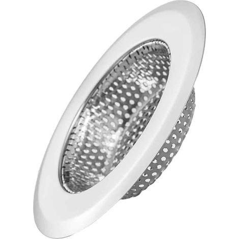 Sink Strainer - 9 cm Diameter - For Kitchen and Bathroom Sink Drain - Stainless Steel Mesh - Easy Fit No Installation Required - 1 Piece (1/4)