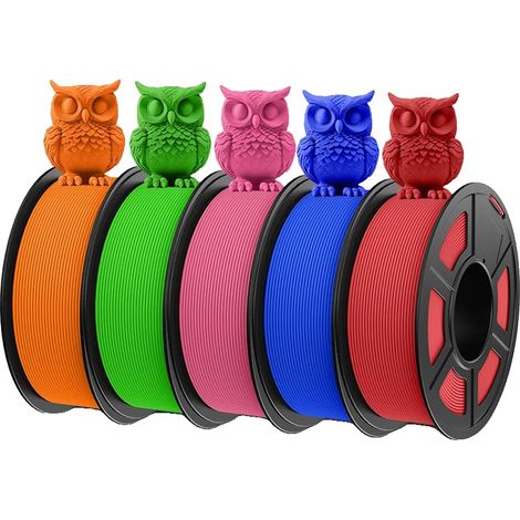 Filamento de PETG, 1,75 mm de diámetro, 1,1 kg por rollo, alto flujo. (1/2)