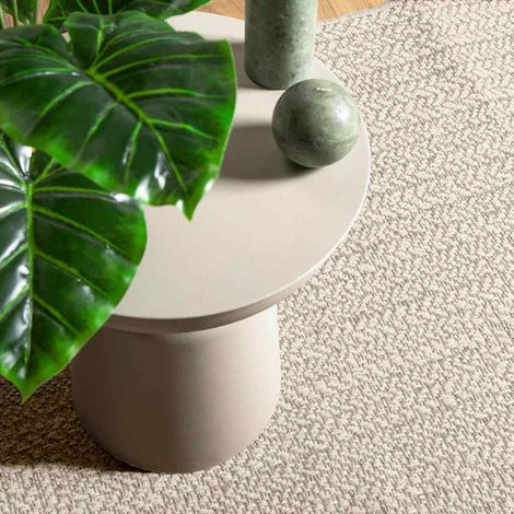 vidaXL Tappeto ZIZUR Crema 120x170 cm Aspetto Iuta Interni ed