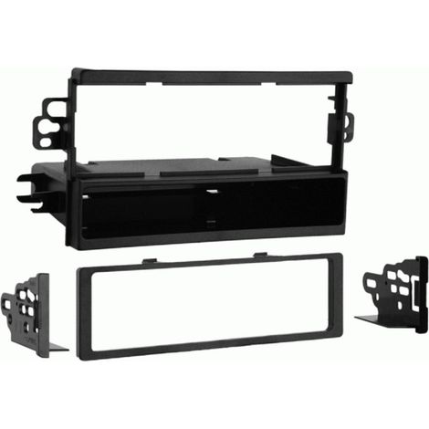 Support autoradio 1Din avec compartiment pour Chevrolet Pontiac Suzuki noir
