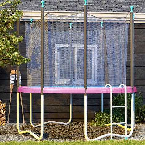 Bordure de rechange pour trampoline, imperméable et indéchirable, Ø 366 cm, rose