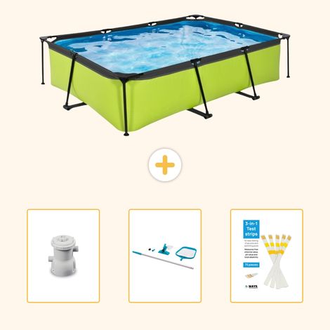 Exit-toys Piscine Exit Rectangulaire - 300x200x65 cm - 4-pièces SCB82 (1/5)