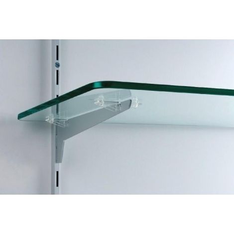 Console droite ST aluminium pas de 37 mm finition argent longueur 200 mm - SOFADI (1/3)
