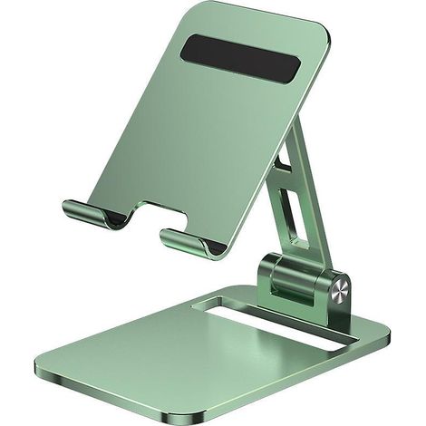 support Tlphone - Vert Bureau Support Smartphone Rglable Et Pliable, Porte Telephone En Aluminium Compatible Avec Iphone 14 13 Pro Max Mini 12 11 (1/5)
