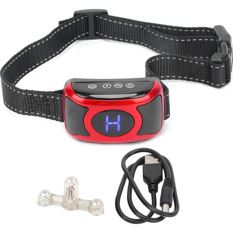 Collier de dressage pour chien Anti choc et Anti aboiement automatique pour grands petits chiens (1/5)
