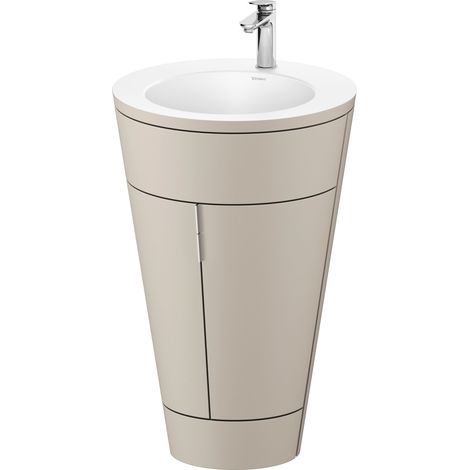 Duravit Starck 1 c-bonded Ensemble au sol, rond, 560x864x605mm,