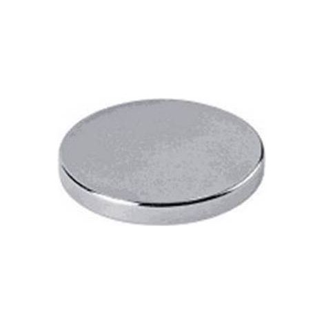 2 Pz Bottone Magnetico Magnete Calamita Rotonda Mm 15x2 Nichelata 2 Pz