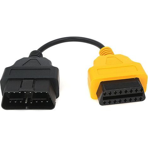 ECU Scan OBD2 Câble adaptateur de diagnostic jaune pour Fiat ECUScan Multi Scan (1/3)