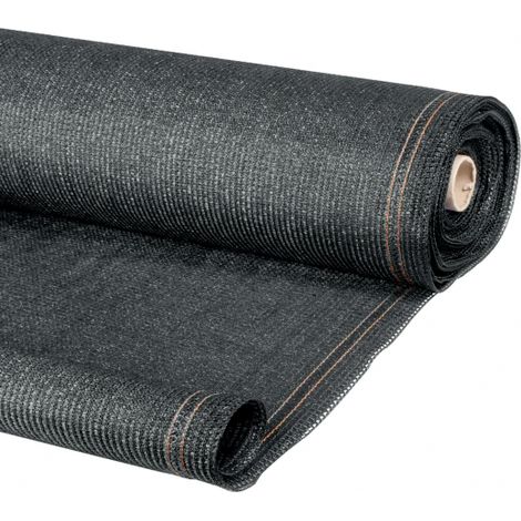 Idmarket – Brise vue haute densité 1,2 x 10 M gris 300 gr/m² – Opacité 95% – Fabrication polyéthylène renforcé – Usage extérieur professionnel (1/4)