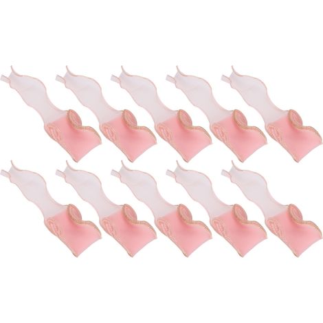 Ruban de dentelle spirale de 60 mm (10 yards) - Accessoires de loisirs créatifs pour la coiffure, la couture, la décoration et l'emballage cadeau - Rose - S2 (1/5)