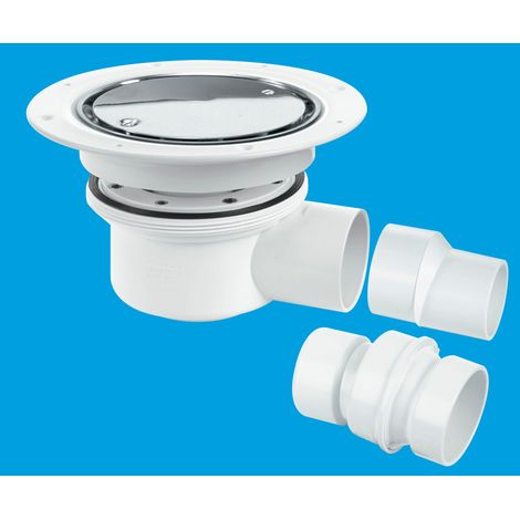 McAlpine TSG52SS Two-Piece 50mm Water Seal Trapped Gully (1/2)