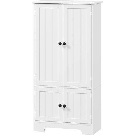 Buffet armoire de rangement EDDY blanc (1/5)