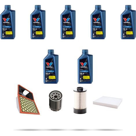 Kit tagliando 4 FILTRI e 7L OLIO compatibile con Iveco Daily IV 60C 18 3.0 HPT 130kw dal 2006 (1/5)
