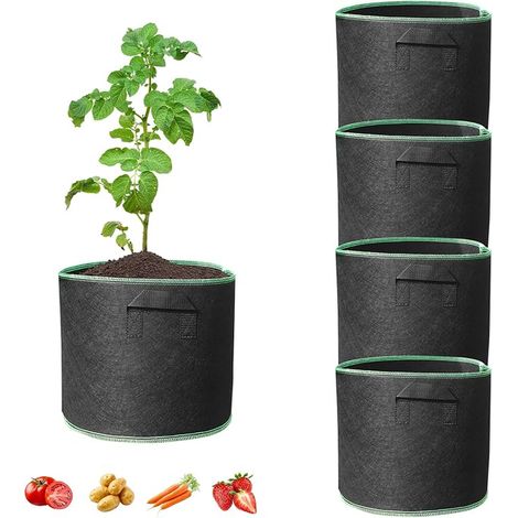 Sac de Plante respiratoire Noir Plein air et Serre (1/5)