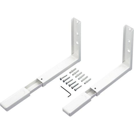 AMIG soporte microondas 500 extensible 360-450 mm , Soporte para microondas y objetos similares.
- Acero.
- Color blanco.
- 360/450 x 220 mm
- Regulable de 360 a 450 mm.
- Peso máx