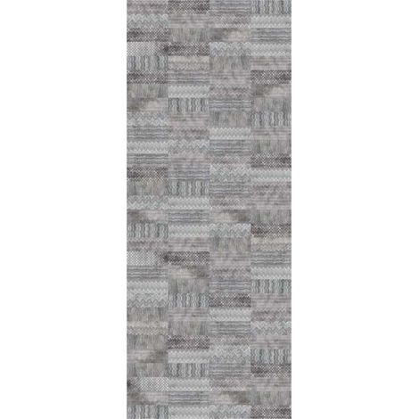 Panneau mural douche en alu-composite VIPANEL - Carrelage Décor Carreaux Textile Large - Finition Brillant - 100x255cm (1/5)