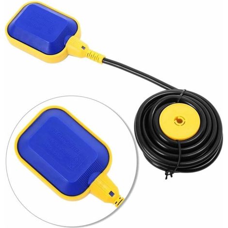 Interruptor de Flotador 2m Contrôleur de Niveau d'eau de commutateur de Flotteur de câble de 2M for Le Moteur de réservoir de 500w ou Moins de Pompe à réservoir (1/5)