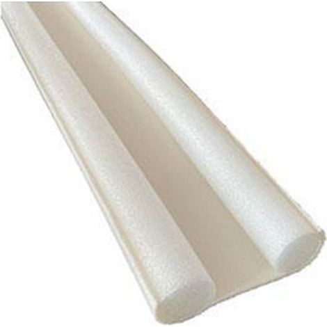 Joint d'étanchéité blanc pour l'espace entre les portes et le bas de porte, étanche à l'air et à l'eau, installation simple pour seuils de porte intérieure et extérieure (1/5)