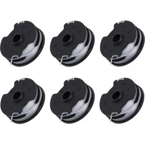 Lot de 6 bobines de rechange pour débroussailleuse sans fil Parkside PRTA 20-Li C3 IAN351753 (1/5)