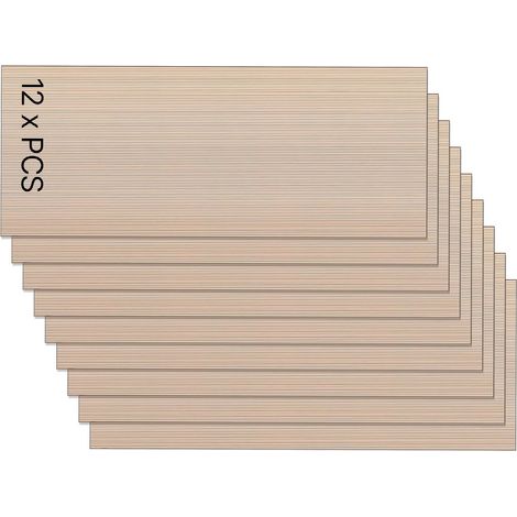 Panneaux de toiture, 12 pièces plaques en polycarbonate double épaisseur, couverture ondulée résistante pour serre, abri de jardin et poulailler, imperméable (1520 x 610 x 6 mm) (1/5)