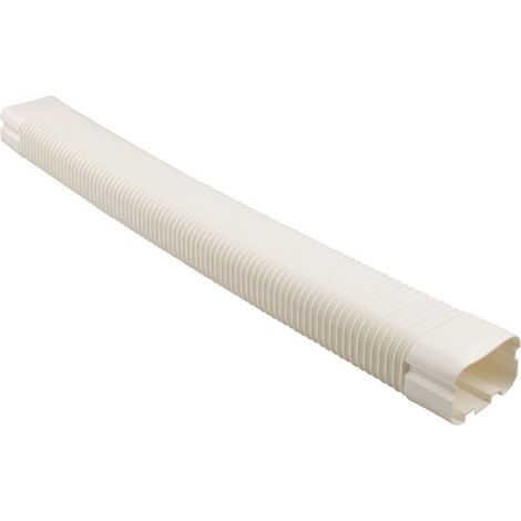 Tuyau flexible de 7,6 cm, accessoires de tuyau décoratif en PVC pour climatiseur central, pompe à chaleur, mini fente sans conduit (1/5)