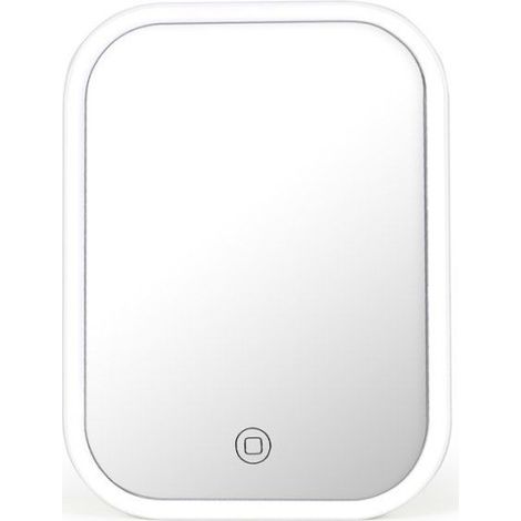Miroir de maquillage lumineux - LIVOO - DOS224W - LED - Rechargeable - Inclinaison réglable (1/5)