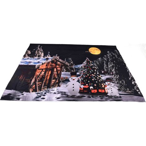 Tenture Murale de Noël Colorée et Douce - Décoration Attrayante pour Chambre