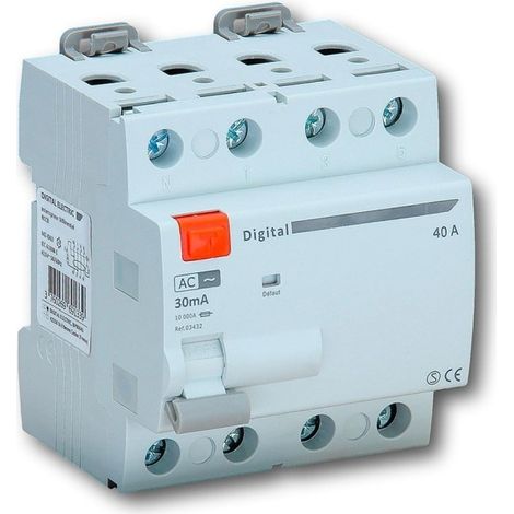 Interrupteur Différentiel 4x80A/30mA Type AC - Digital electric 03436