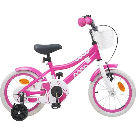 Teenpull – Kinderfahrrad 16 Zoll für 4-6 Jahre alt Rosa (1/5)