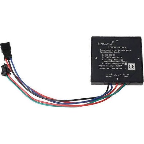 Lampe miroir 5-12 V avec variateur tactile LED isolé pour interrupteur tactile facile à installer (1/5)