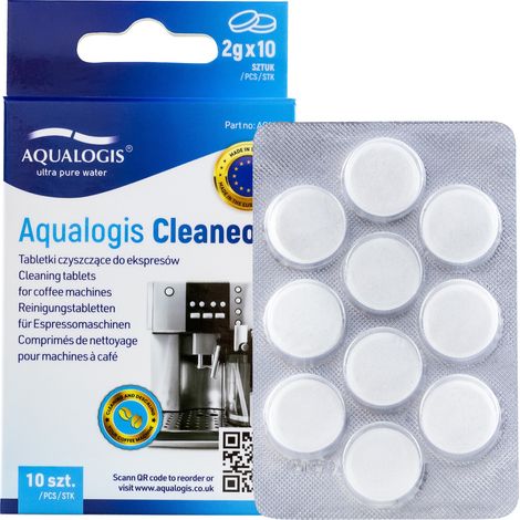 Tabletas Aqualogis Cleaneo, 10 unidades