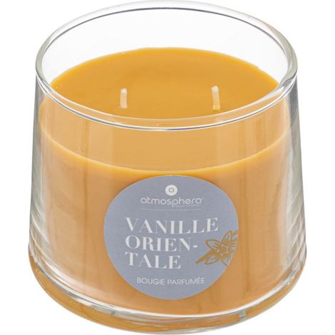 Bougie Parfumée en Verre "Izor" 300g Vanille (1/2)