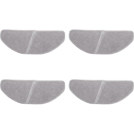 Lot de 4 chiffons de lavage pièces de rechange pour Midea S8+ M7 Pro aspirateur robot (1/5)