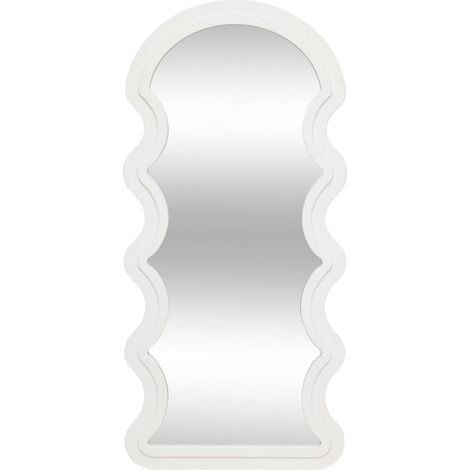 Specchio a onda bianca emily 114x54cm - Atmosphera créateur d'intérieur (1/4)