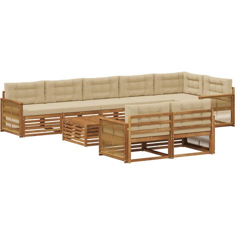 Outdoor Sofa Set 9 pcs vidaXL (1/5)