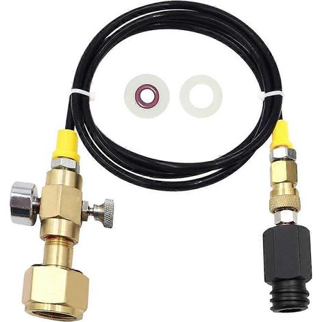 Adaptateur de bouteille de CO2 CGA320 amélioré, se connectant directement à la machine à soda, adaptateur pour machine à eau gazeuse TR21-4 (1/5)