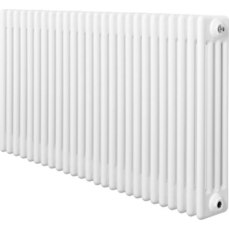 Radiatore Tradizionale 4 Colonne Orizzontale Riscaldamento Bianco 600x1190 mm