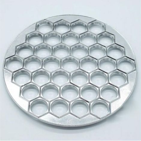Moule à raviolis - Aluminium - 37 trous - Outils de cuisine - DIY - Pour boulettes et pelmeni (1/5)