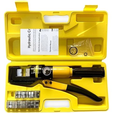 Pince à sertir hydraulique 4-70 mm², pression 8T, outils hydrauliques domestiques, pince à sertir for borne de câble, bricola(YQK-70-A) (1/5)