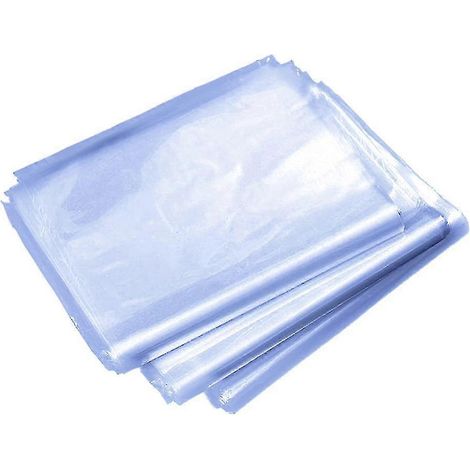 100 feuilles de film rétractable transparent en PVC pour emballage et protection, 28 x 45 cm (1/5)