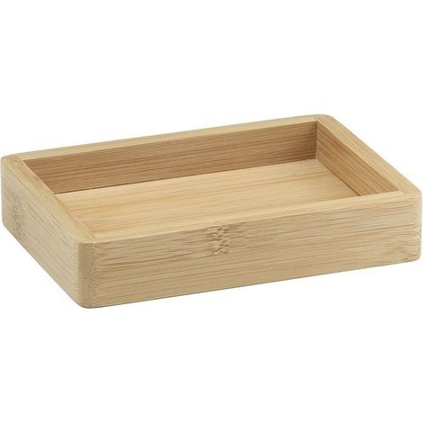 BONNIE Porte-savon sur pied, bambou (1/3)