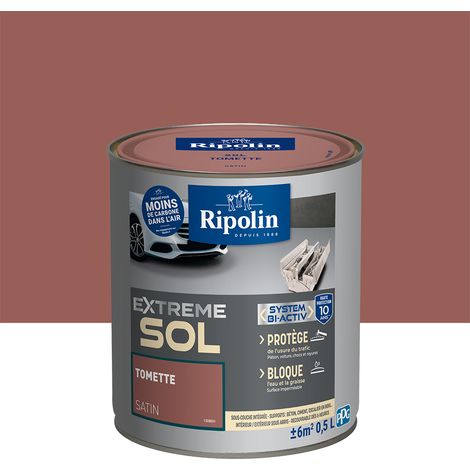 Ripolin – Peinture pour sol intérieur satin 0,5L – Très haute résistance aux taches et aux rayures – Protection 10 ans – Pour béton et carrelage (1/4)