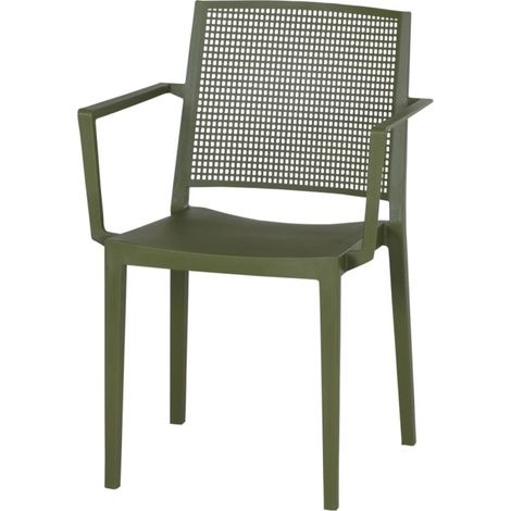 Siena Garden Square AL, Stapelstuhl - Polypropylen olive (1/3)