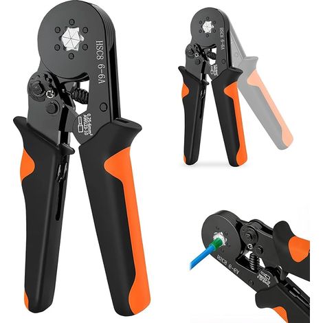 Pince à sertir pour embouts de câble 0,25-6 mm² (1/5)