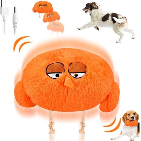 Jouets en peluche dynamiques pour animaux de compagnie, jouets interactifs pour chiens, jouets balles rebondissantes, jouets en peluche lavables pour chiens, balles en peluche convenant aux chats et a (1/5)