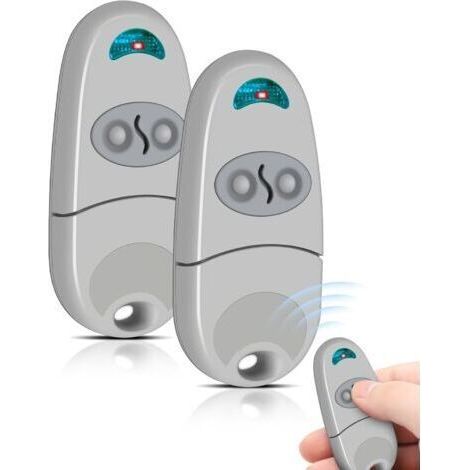 Telecommande Portail 433.92 MHz, EV, NA, EE, Télécommande de Portail, 2 Boutons, Télécommande Porte de Garage, Bip Portail Remote Control Badge Portail (1/4)