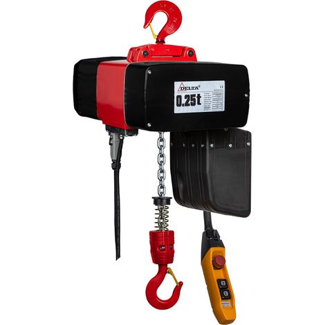 Delta Premium Elektrischer Kettenzug DMH Tragkraft 0,25t Hubhöhe 10m Kettenstränge 1