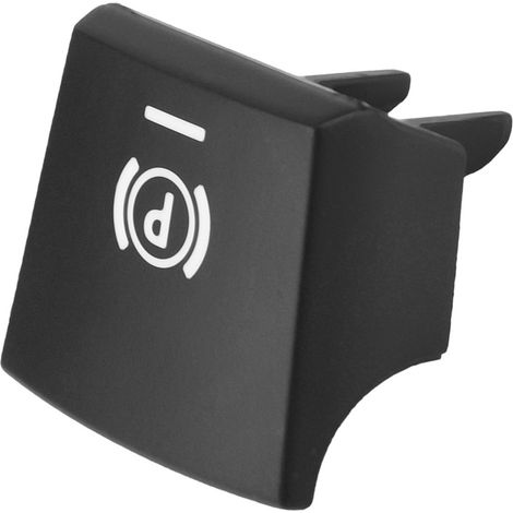 Cache autocollant bouton interrupteur frein à main stationnement pour BMW Série 5/6 2009-2014 ABS noir 1 pièce 61312822518 (1/5)