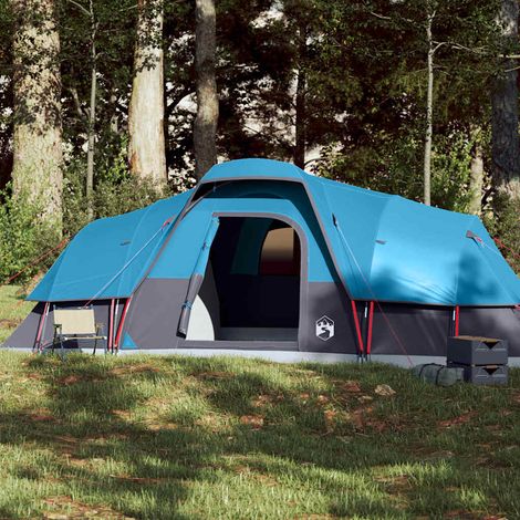 vidaXL Family Tent Dome 11-Person Blue Waterproof (1/5)